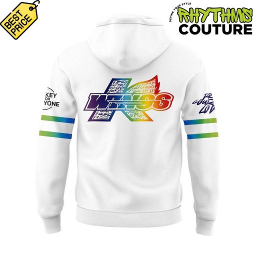 Kalamazoo Wings Rainbow Uniform Limited Edition Hoodie