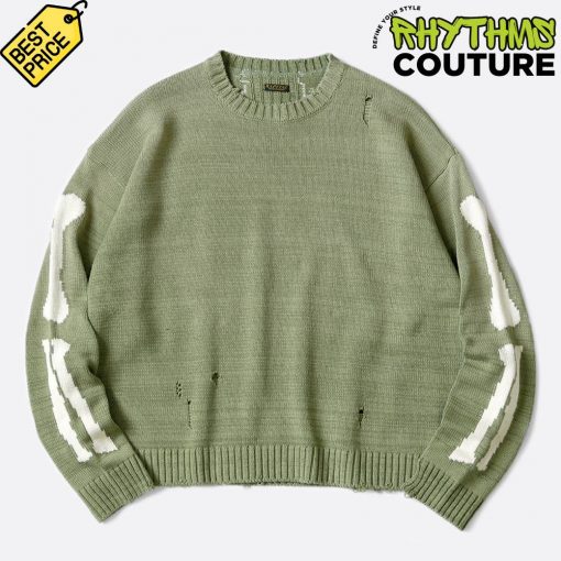 Kapital Bone Green Sweater