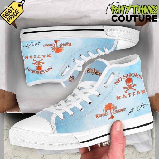 Kenny Chesney No Shoes Nation High Top Canvas Shoes