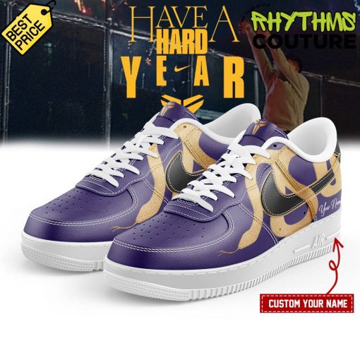 Kobe Mamba Year of the Snake Personalized Purple Air Force 1 Sneaker