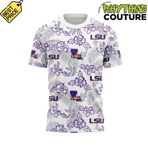 LSU Tigers Performance Flower Tee