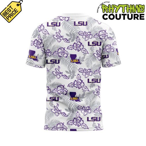 LSU Tigers Performance Flower Tee