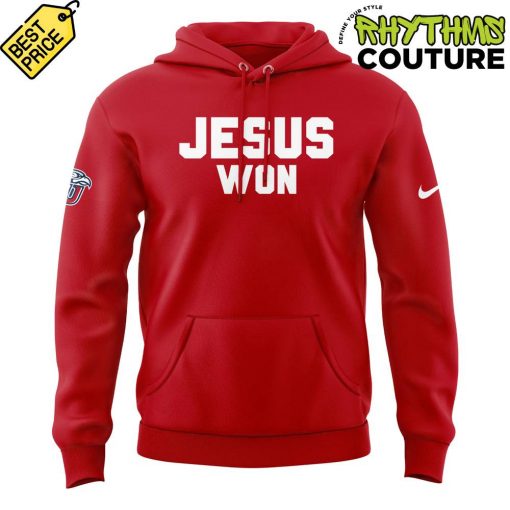 Liberty Flames Coach Jamey Chadwell Jesus Won Hoodie