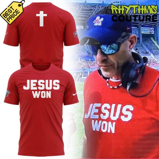 Liberty Flames Coach Jamey Chadwell Jesus Won Tee