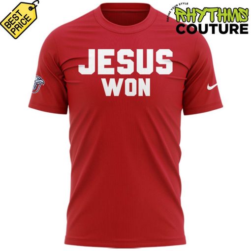 Liberty Flames Coach Jamey Chadwell Jesus Won Tee