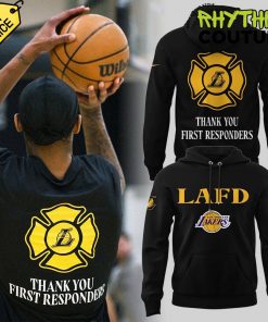 Los Angeles Lakers LAFD Thank You First Responders Hoodie