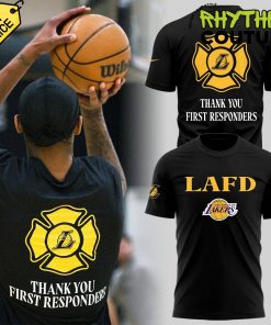 Los Angeles Lakers LAFD Thank You First Responders Shirt