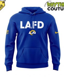 Los Angeles Rams Coach Sean McVay LAFD Blue Hoodie