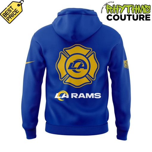 Los Angeles Rams Coach Sean McVay LAFD Blue Hoodie