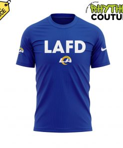 Los Angeles Rams Coach Sean McVay LAFD Blue Shirt