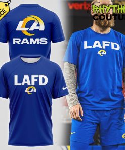 Los Angeles Rams LAFD Blue Shirt