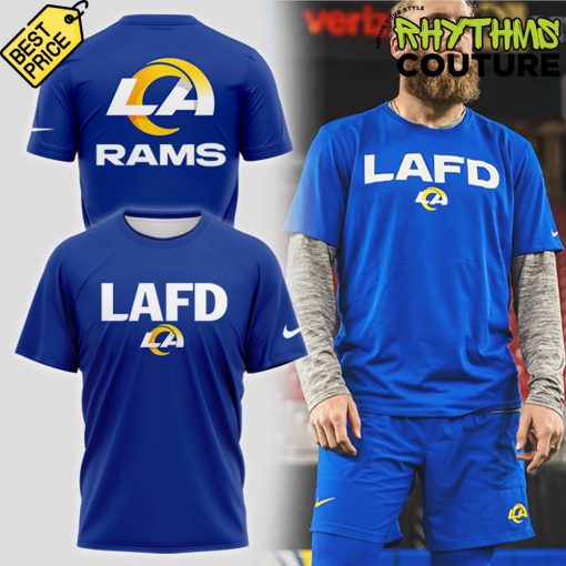 Los Angeles Rams LAFD Blue Shirt