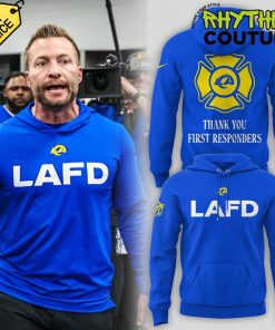 Los Angeles Rams LAFD Thank You First Responders Hoodie