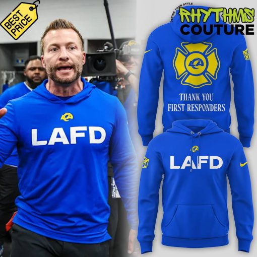 Los Angeles Rams LAFD Thank You First Responders Hoodie