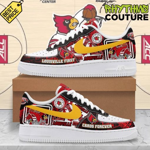 Louisville Cardinals Cards Forever Air Force 1 Sneaker