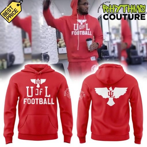 Louisville Cardinals U of L Football Red Fashion Hoodie