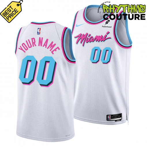 Miami HEAT Original Vice White Basketball Jersey