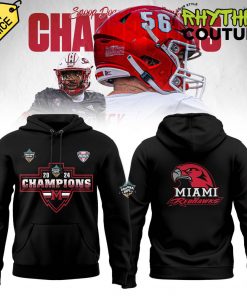 Miami RedHawks Arizona Bowl Limited Edition Black Hoodie