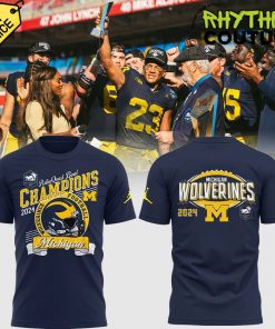 Michigan Wolverines ReliaQuest Bowl 2024 Champions Tee