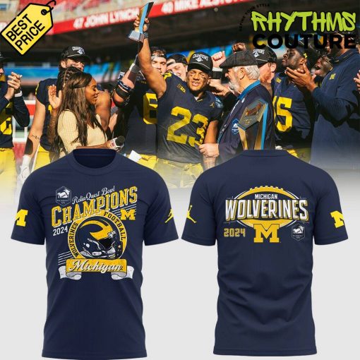 Michigan Wolverines ReliaQuest Bowl 2024 Champions Tee