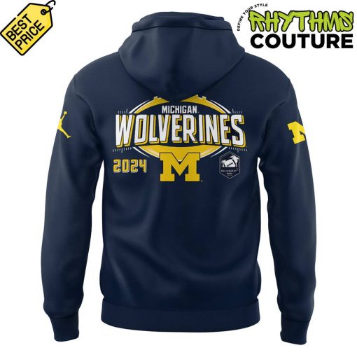 Michigan Wolverines ReliaQuest Bowl 2024 Champs Hoodie