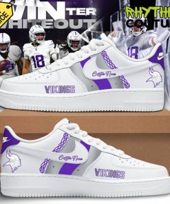 Minnesota Vikings Winter Soldier Personalized Limited Edition Air Force 1 Sneaker