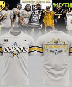 Missouri Tigers Music City Bowl Champions Grey Tee