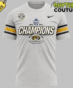 Missouri Tigers Music City Bowl Champions Grey Tee