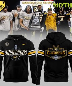 Missouri Tigers Transperfect Music City Bowl Champions Black Hoodie