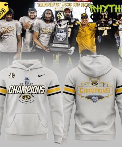 Missouri Tigers Transperfect Music City Bowl Champs Grey Hoodie