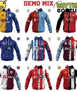 Mix 2 EPL Teams Select Any 2 Teams to Mix and Match Hoodie