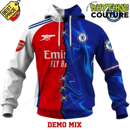 Mix 2 EPL Teams Select Any 2 Teams to Mix and Match Hoodie