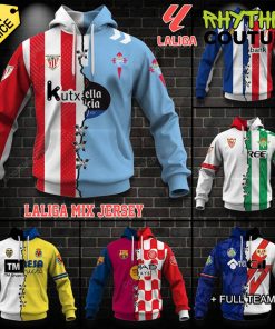 Mix 2 LALIGA Teams Select Any 2 Teams to Mix and Match Hoodie