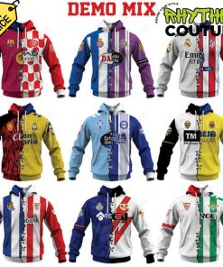 Mix 2 LALIGA Teams Select Any 2 Teams to Mix and Match Hoodie