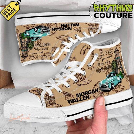 Morgan Wallen High Top Canvas Shoes