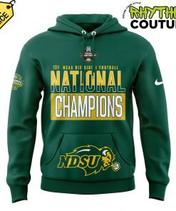 NDSU Bison 2024 NCAA FCS Football National Champions Green Hoodie