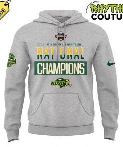 NDSU Bison 2024 NCAA FCS Football National Champions Limited Edition Grey Hoodie