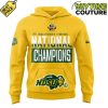 NDSU Bison 2024 NCAA FCS Football National Champions Yellow Hoodie