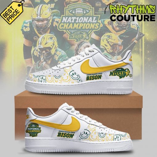 NDSU Bison FCS National Champions Smile Air Force 1 Sneaker