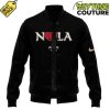 New Orleans Saints NOLA Special Edition Black Baseball Jacket