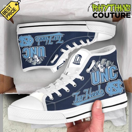 North Carolina Tar Heels High Top Canvas Shoes