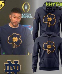 Notre Dame Fighting Irish Coach Marcus Freeman CLOVER Hoodie