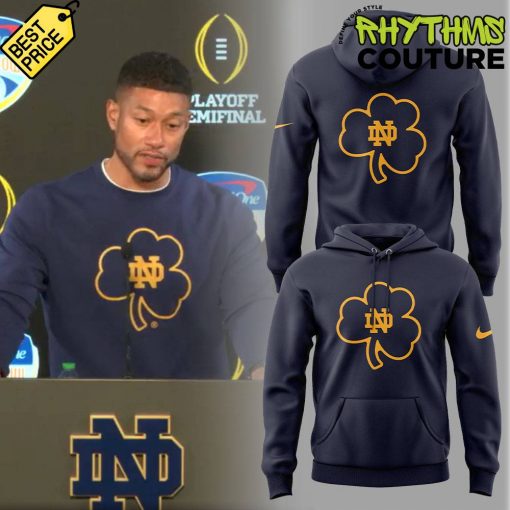 Notre Dame Fighting Irish Coach Marcus Freeman CLOVER Hoodie