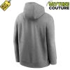 Notre Dame Fighting Irish College Football Playoff 2025 Orange Bowl Champions Club Heather Gray Hoodie 3