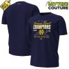 Notre Dame Fighting Irish College Football Playoff 2025 Orange Bowl Champions Navy Shirt