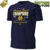 Notre Dame Fighting Irish College Football Playoff 2025 Orange Bowl Champions Navy Shirt 2