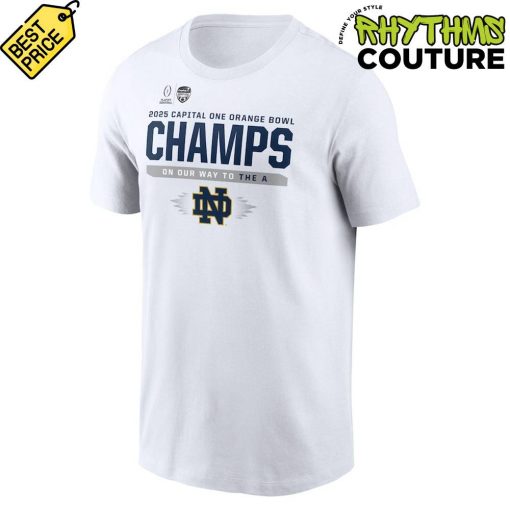 Notre Dame Fighting Irish College Football Playoff 2025 Orange Bowl Champions Shirt