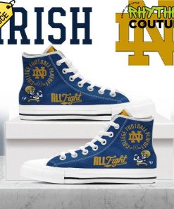 Notre Dame Fighting Irish High Top Canvas Shoes