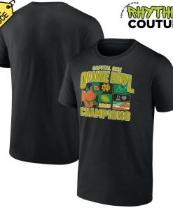 Notre Dame Fighting Irish Orange Bowl Champions Victory Ahead Shirt