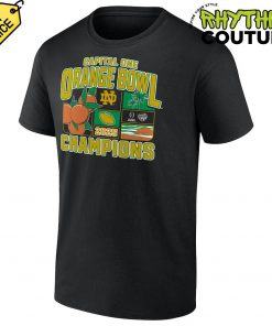 Notre Dame Fighting Irish Orange Bowl Champions Victory Ahead Shirt